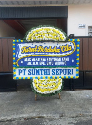 Papan Bunga Duka di Ki